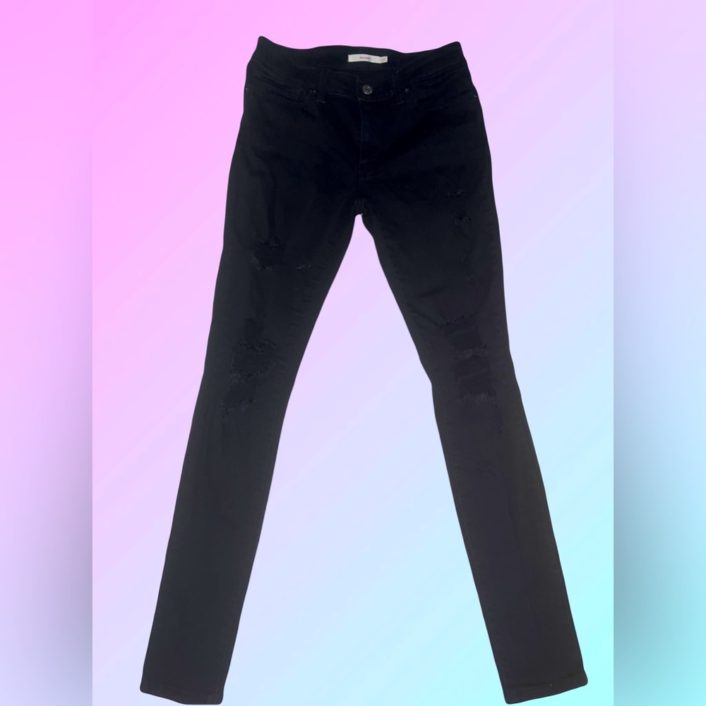 Black Fray Levi’s 711 Skinny Jean Size 27